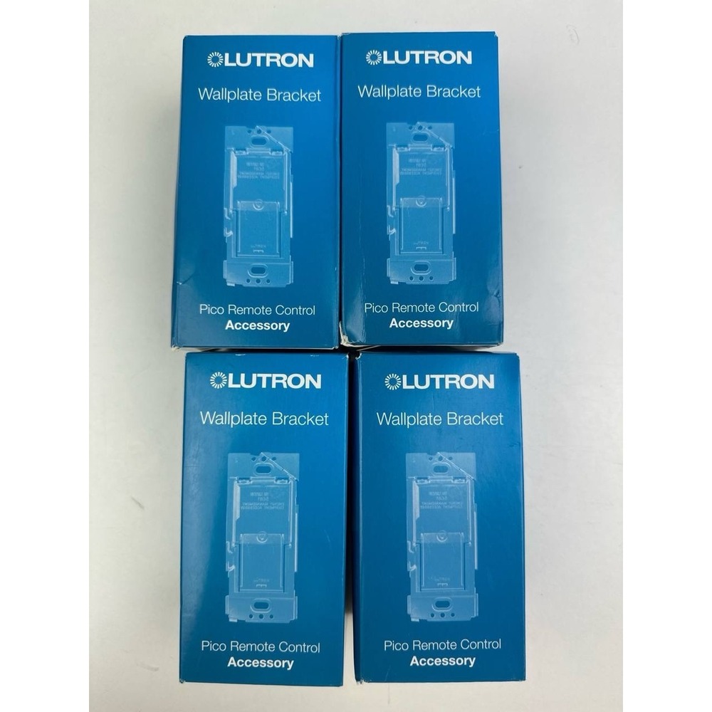 Lot of 4 Lutron PICO-WBX-ADAPT Pico Remote Control Wallplate Brackets Brand New